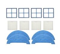 eufeifeiegds Compatible con X750 X800 X785 V80 Max Cepillo lateral Filtro HEPA Mop Repuestos Accesorios Piezas de aspiradora robot wefeiegds(Rosa)