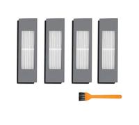 eufeifeiegds For N7 T5 T9 920 950 Yeedi 2 Híbrido Rodillo Cepillo Lateral Principal Tanque de Agua Rueda Giratoria Filtro Mopa Piezas wefeiegds(4 Filters)