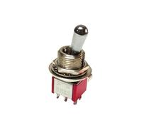 eufeifeiegds Interruptor de palanca de montaje en panel de 2 posiciones, 6 pines, 12 mm, ON-ON, SPDT, serie 8013 SH T80-T Z1, 5 A, 125 V CA, mango corto wefeiegds