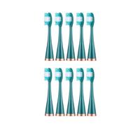 eufeifeiegds Lote de 10 cabezales de repuesto for cepillo de dientes eléctrico, for blanquear los dientes.(Brown)