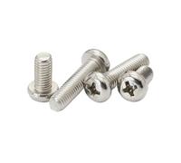 eufeifeiegds M3 M4 M5 M6 M8 GB818 316 Perno de tornillo máquina Phillips cabeza plana empotrada en cruz acero inoxidable wefeiegds