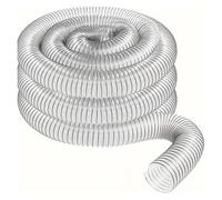 eufeifeiegds Manguera de recolección de polvo de PVC transparente de 2'' -4'' OD de 1 metro for uso con colectores de polvo con puertos wefeiegds(Exclude Hose Clamp,OD 2.5inch 63MM 1M)