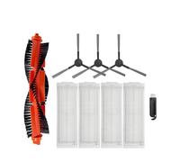 eufeifeiegds Piezas for Robot Aspirador Mop Pro V2 V2 Pro V3 V-RVCLM21B SE Filtro Rodillo Principal Cepillo Lateral Paño de Mopa Seco y Húmedo wefeiegds(Set F)