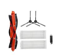eufeifeiegds Piezas for Robot Aspirador Mop Pro V2 V2 Pro V3 V-RVCLM21B SE Filtro Rodillo Principal Cepillo Lateral Paño de Mopa Seco y Húmedo wefeiegds(Set B)