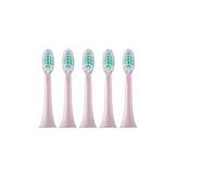 eufeifeiegds Reemplazo de cepillo de dientes eléctrico, cabezal suave for blanquear los dientes, 5 unidades(Rosa)
