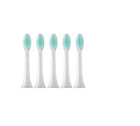 eufeifeiegds Reemplazo de cepillo de dientes eléctrico, cabezal suave for blanquear los dientes, 5 unidades(Bianco)