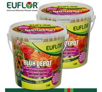 Euflor 2 x 1 kg Abono De Liberación Larga Para Plantas En Maceta