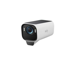 eufy by Anker eufyCam S3 Pro, 4K Camara vigilancia WiFi Exterior Solar | Visión MaxColor, reconocimiento facial IA, almacenamiento local, sin cuotas mensual, requiere HomeBase 3
