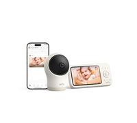 eufy C10 Camara vigilancia Bebe, HD 2K, Pantalla de 4,5 Pulgadas, función de Giro, 4 Zoom, visión Nocturna, WiFi híbrido/Offline, batería de 12 Horas, Alarma de Movimiento, Ruido y Temperatura