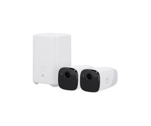 EUFY EUFY-CAM2PRO-S221 Kit 2 Cámaras + 1 HomeBase Eufy by Anker - 2K / 13400 mAh / Sensor PIR + Humanos - HomeBase WiFi / LAN /