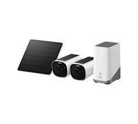 Eufy eufyCam E41 T8144 Kit 2 Cámaras + Homebase3 + Panel Solar 3W Exterior WiFi 2688x1520 IP66