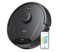 eufy Robot aspirador L60, ultra fuerte succión de 5.000 Pa para eliminar el pelo, el polvo, navegación láser iPath, para limpieza profunda de suelos, ideal para suelos duros