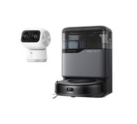 eufy C20 Omni Robot Aspirador y fregasuelos con Estación Todo en Uno, Vaciado Automático, Lavado y Secado de Mopa para Limpieza Manos Libres, Succión de 7.000 Pa