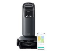 eufy Robot aspirador Omni S1 con trapeador, sistema HydroJet de vanguardia, estación todo en uno, 8000 Pa, fregona inteligente de retracción automática, limpieza profunda de esquina a borde y fregona