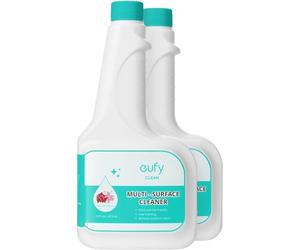 eufy RoboVac Hard Floor Cleaning Solution (2 Bottles), Compatible with all 2-in-1 RoboVacs, 16 FL oz / 473 ml, Floor Cleaner