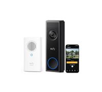 eufy Security Cámara de Timbre de Video Inalámbrica C31 con Timbre, 2K FHD, Opciones de Alimentación Dual, Llamada de Video en Vivo, Fácil Instalación, Batería de Liberación Rápida, Grabación 24/7