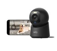 eufy Security Camera interior E30, cámara de vigilancia 4K UHD, rotación 360° e inclinación, visión nocturna en color, detección de IA, seguimiento automático, funciona con Homekit