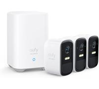 eufy Security eufyCam 2C Camara vigilancia WiFi Exterior, Camara de vigilancia Exterior,180 días de duración de la batería, HD 1080p, nessun Costo mensile, Conjunto de Tres cámaras