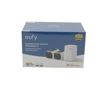 eufy Security eufyCam E40 - Kit de 2 cámaras (HomeBase S380) Cámara de Seguridad Solar inalámbrica para Exteriores, resolución 2K, visión Nocturna MaxColor, Compatible con HomeKit, Almacenamiento