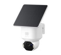 eufy Security eufyCam E42, Cámara Individual + Homebase3, Giro de 360°, Seguimiento con IA, Resolución 4K, Inalámbrica, Cámara de Vigilancia WiFi Exterior Solar, sin Costo Mensual.