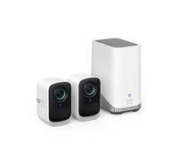 eufy Security eufyCam S300(eufyCam 3C), Camara vigilancia WiFi Exterior, Camara de vigilancia Exterior,180 días de duración de la batería, 4K resolución, sin cuotas mensuales, Conjunto de Dos cámaras
