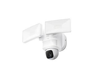 eufy Security Floodlight Cam E30, Cámara vigilancia wifi exterior, giro e inclinación de 360°, detección y seguimiento de IA, vídeo 2K, 2.000 lúmenes, grabación 24/7, sin cuota mensual