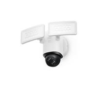 eufy Security Floodlight Camera E340 con Cable, Giro de 360° e inclinación, grabación ininterrumpida, cámara Doble, Compatible con HomeBase 3, Almacenamiento Local, sin cuota mensual