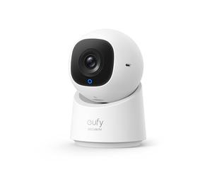 eufy Security Indoor CAM C220, Cámara de Vigilancia WiFi Interior 2K con PTZ 360°, Detección de Personas IA, Visión Nocturna IR, Modo Privacidad, Almacenamiento microSD, Compatible con Alexa/Google