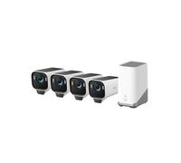 eufy Security S3 Pro (eufyCam 3 Pro), 4K Camara vigilancia WiFi Exterior Solar, visión MaxColor, energía inagotable 2.0, reconocimiento Facial IA, Almacenamiento Local Ampliable, sin cuotas