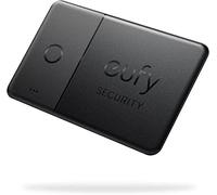 eufy Security SmartTrack Card (Negro, 1 Unidad), Funciona con Buscar de Apple (Solo iOS), Wallet Tracker, Phone Finder, Impermeable, batería de hasta 3 años, 2,4 mm de Grosor (Android no Compatible)