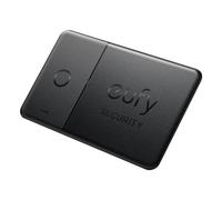 eufy Security SmartTrack Card (Negro, 1 Unidad), Funciona con Buscar de Apple (Solo iOS), Wallet Tracker, Phone Finder, Impermeable, batería de hasta 3 años, 2,4 mm de Grosor (Android no Compatible)