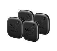 eufy Security SmartTrack Link (Schwarz, 1er-Pack) Schlüsselfinder, Kompatibel mit Apple Find My (iOS), Schlüsselfinder, Bluetooth-Tracker für Ohrhörer und Gepäck, Telefonfinder, Wasserdicht.