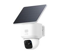 eufy Security SoloCam E30 Camara vigilancia WiFi Exterior, con Energía Solar, Panorámica de 360°, Seguimiento por IA, Claridad 2K, Compatible con HomeBase S380, Sin Cuotas Mensuales