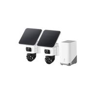 eufy Security SoloCam, Outdoor Camera Surveillance, 360° Surveillance, No Blind Spots, Outdoor Surveillance Camera, Battery, Solar, Toll-Free Use, HomeBase 3 Compatible