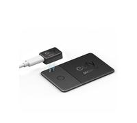 eufy Security Tarjeta SmartTrack E30 (Negra, Paquete de 1), Recargable, Funciona con Apple Find My (Sólo iOS), Rastreador Bluetooth Cartera, Pasaporte y Portátil, Resistente al Agua