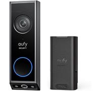 eufy Security Timbre de vídeo E340 (funciona con pilas, batería de respaldo adicional), uso ininterrumpido con batería recargable, doble cámara, 2K Full HD, sin cuota mensual (renovado)