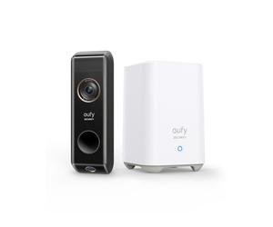 eufy Security Video Doorbell S330 Camera con Homebase, Detección de Movimiento Dual, Detección de Paquetes, 2K HD, Reconocimiento Familiar, Sin Tarifas Mensuales, Almacenamiento Local de 16 GB