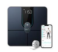 eufy Smart Scale P2 Pro, báscula digital de baño con Wi-Fi Bluetooth, 16 medidas, incluyendo peso, frecuencia cardíaca, grasa corporal, IMC, masa muscular y ósea, modo corporal virtual 3D, alta