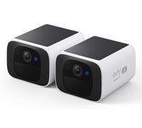 eufy Security Camara de vigilancia Exterior S220 SoloCam 2-Pack, resolución 2K, Sistema Solar, energía inagotable, Camara de vigilancia energía Solar, Wi-Fi de 2,4 GHz, sin cuotas mensuales