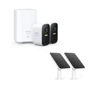eufyCam S210 (eufyCam 2C) Kit de 2 cámaras Cargador de panel solar eufyCam 2C+ eufyCam (paquete de 2)