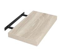 EUGAD Estante Flotante de Pared Retro Estantería de Pared Madera Colgar Libro CD para Salon Dormitorio 25cm Sonoma Roble 0079QJ