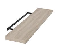 EUGAD Estante Flotante de Pared Retro Estantería de Pared Madera Colgar Libro CD para Salon Dormitorio 100cm Sonoma Roble 0041QJ