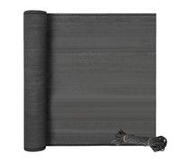 EUGAD Pantalla Protectoras para Balcón Jardín Pantalla Protección de Privacidad Opaca HDPE Protección UV Resistente al Viento 1.5x20m Antracita