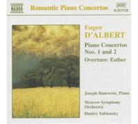 Eugen d'Albert Piano Concertos Nos. 1 & 2 (CD) Album (Importación USA)