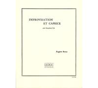 Eugene Bozza AL20988 Improvisation ET Caprice Saxofón Solo por Alphonse Leduc