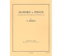 Eugene bozza: allegro and finale, for double bass, tuba, bass saxhorn or bass trombone and piano
