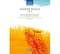 Eugene bozza : aria - pour saxophone et piano (saxophone alto et piano)
