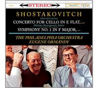 Eugene Ormandy - Shostakovitch: Cello Concerto In E-Flat, Op. 107; Symphony No. 1 In F-Major, Op. 10