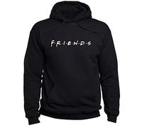 EUGINE DREAM Friends Logo Friends TV Show Unisex Sudadera con Capucha Negro 3XL