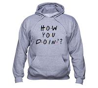 EUGINE DREAM How You Doin Joey Tribbiani Friends TV Show Unisex Sudadera con Capucha Gris S